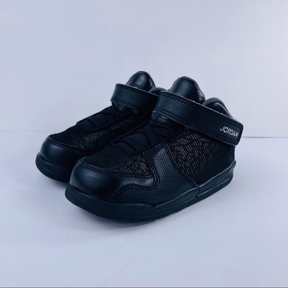 Nike Air Jordan Flight Club Black Basketball Shoes 602663-010 Toddler’s Size 7C - Picture 2 of 10